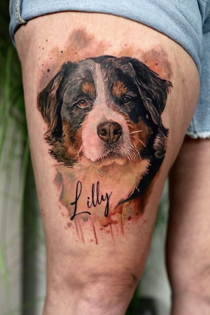 High-contrast tattoo design with sharp linework, handcrafted by Alex Artlex.